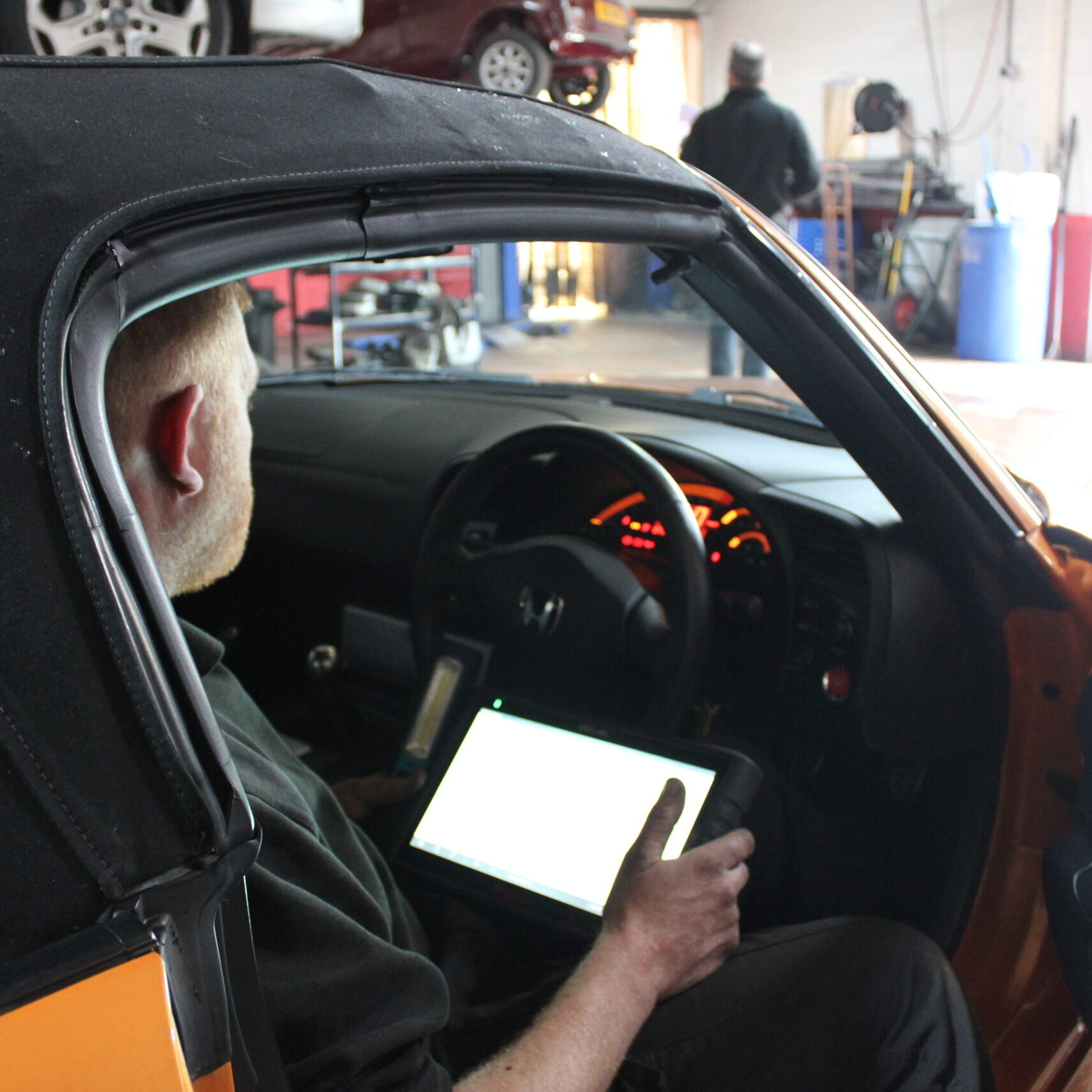 Car servicing by Lowes Garage in Worcester