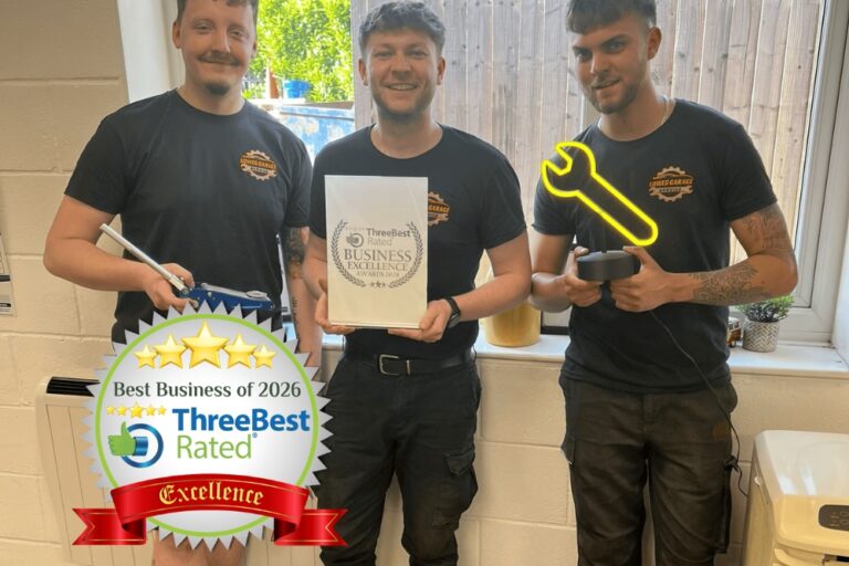Trusted Worcester garage recognised by ThreeBestRated