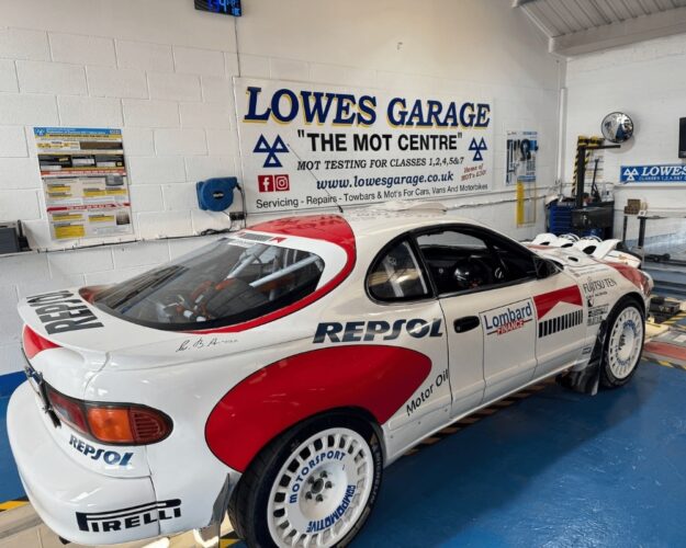 Vehicle inspection during an annual car service at Lowes Garage Worcester Vehicle inspection during an annual car service at Lowes Garage Worcester